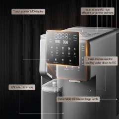 Hot Selling Desktop Water Cooler Hot&cold Normal Purifier Children Safety Lock RO Water Dispenser Purifier Cooler,Multi-functional Smart RO Water Purifier hot & cold water dispenser,Purithm