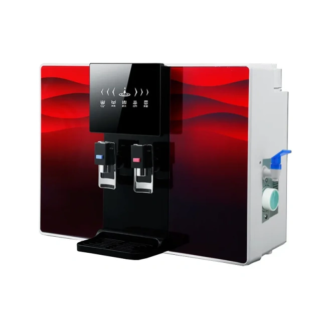 Hot Cold Water Desktop Dispenser Reverse Osmosis Water Filter System Machine Home Appliances Water Dispenser,Reverse Osmosis Water Filter System Hot and cold Water Dispenser,Purithm