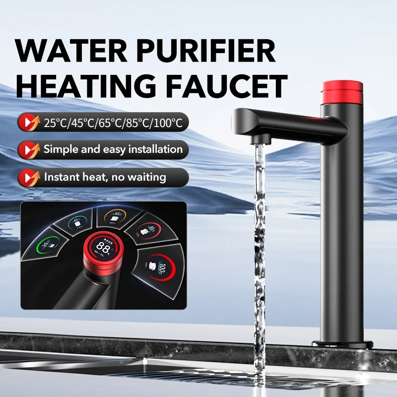 Smart Temperature Control Kitchen Touch Screen 5 in 1 Boiling Faucet Instant Hot Electric Boiling Water Tap System,Smart Temperature Control Kitchen Touch Screen 5 in 1 Boiling Faucet Instant Hot Electric Boiling Water Tap System,Purithm