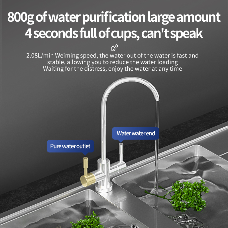 800G High Flow RO Water Purifier Manual Under Sink Reverse Osmosis System for Household RV Car Customizable-800G RO Purifier,800G High Flow RO Water Purifier Manual Under Sink Reverse Osmosis System for Household RV Car Customizable-800G RO Purifier,Purithm