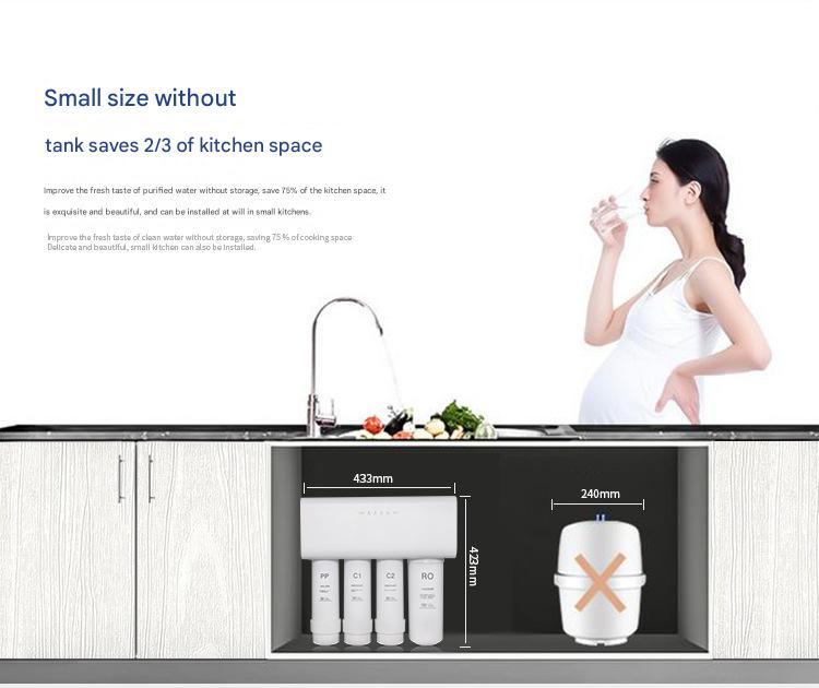 large flow rate tankless reverse osmosis water purifier household card-connected water purifier RO direct drinking pure water filter system,large flow rate tankless reverse osmosis water purifier household card-connected water purifier RO direct drinking pure water filter system,Purithm