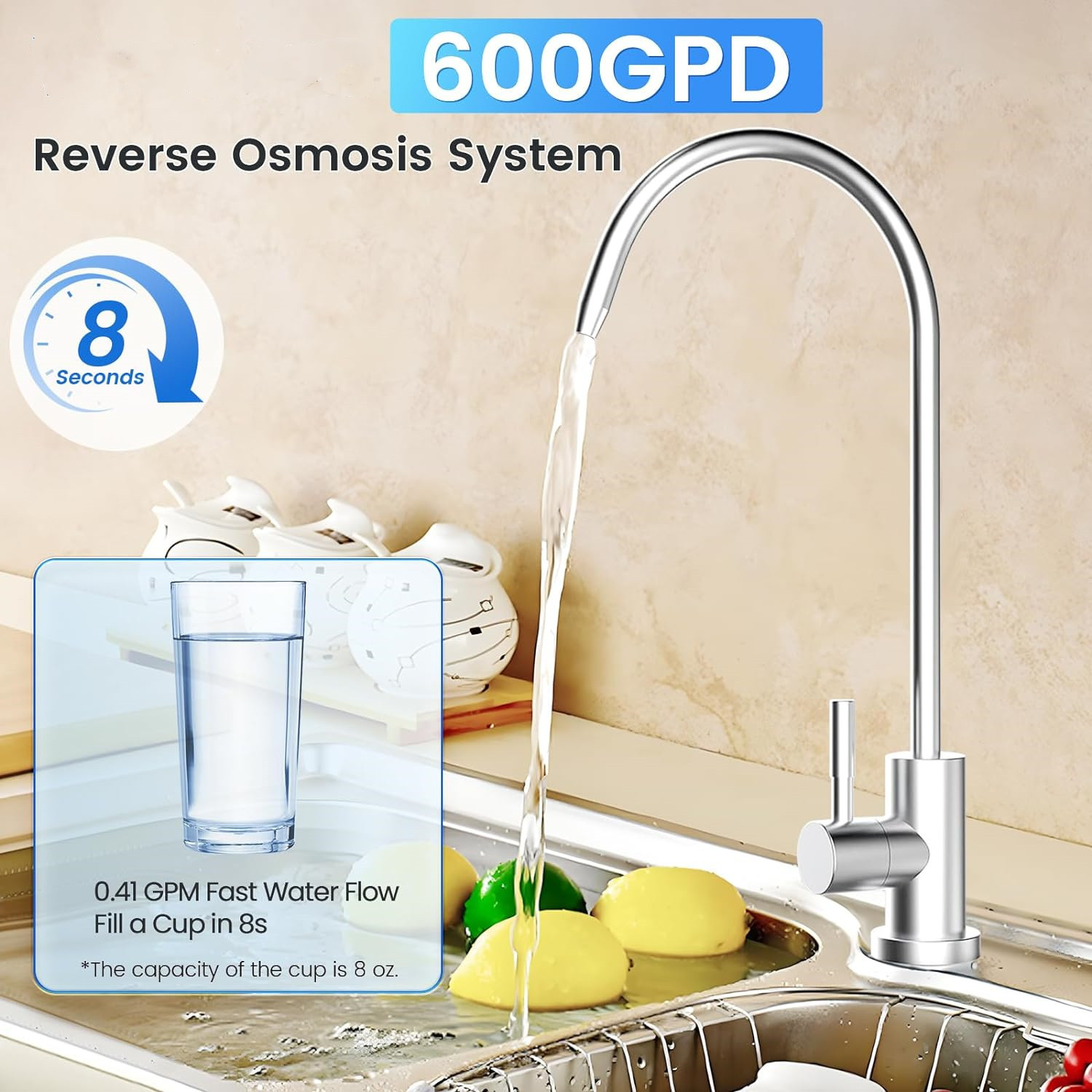 Under-Sink Water Purifier System Reverse Osmosis RO Water Filtration With Alkaline Household Tankless Water Filter System,RO Water Purifier System Reverse Osmosis RO Water Filtration System,Purithm