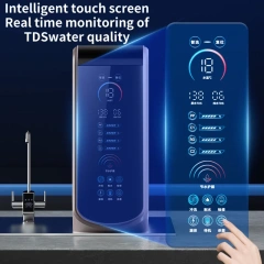 Smart Home Kitchen Reverse Osmosis Water Purifier Under-Sink Mineral RO Water Filter System Alkaline Hotels Households,800G Reverse Osmosis Home Use Water Filter Life Reminder TDS Display Drinking Water Manufacturing Vendor,Purithm