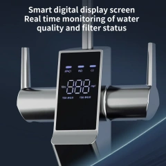 Smart Home Kitchen Reverse Osmosis Water Purifier Under-Sink Mineral RO Water Filter System Alkaline Hotels Households,800G Reverse Osmosis Home Use Water Filter Life Reminder TDS Display Drinking Water Manufacturing Vendor,Purithm