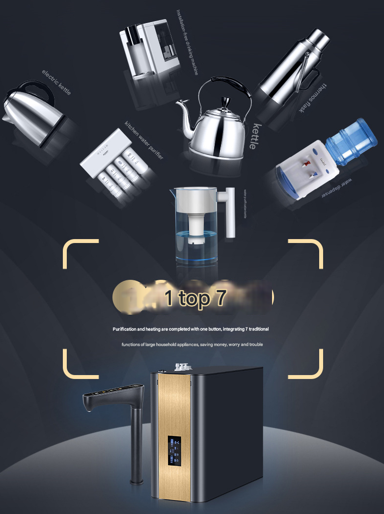 Kitchen Style Household RO Reverse Osmosis Hot and Cold Integrated Machine Direct Drinking Water Purifier Customized,Kitchen Style Household RO Reverse Osmosis Hot and Cold Integrated Machine Direct Drinking Water Purifier Customized,Purithm