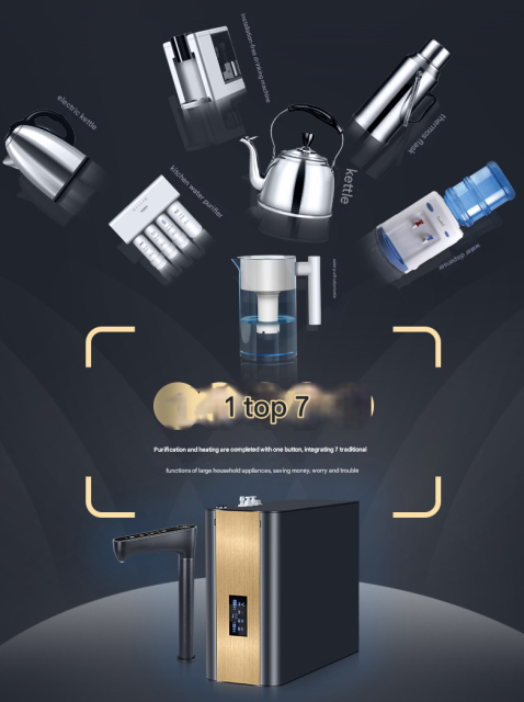 Kitchen Style Household RO Reverse Osmosis Hot and Cold Integrated Machine Direct Drinking Water Purifier Customized,Kitchen Style Household RO Reverse Osmosis Hot and Cold Integrated Machine Direct Drinking Water Purifier Customized,Purithm