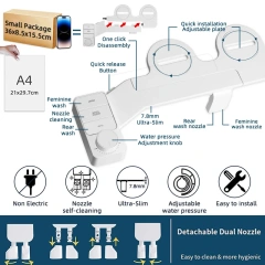 The Newest Hygienic Bidet Toilet Wholesale Easy to Install Bidet Bathroom Luxury Bidet Attachment for Toilet With Dual nozzle design,The Newest Hygienic Bidet Toilet Bathroom Bidet Attachment,Purithm