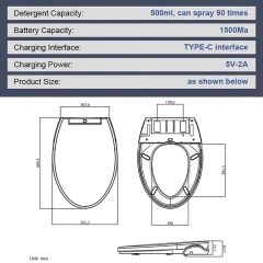 Bathroom Cleaner Sprayer Fragrant Toilet Seat Best Price Luxury Scented Toilet Seat Bathroom Elongated Smart Toilet Lid,Bathroom Cleaner Sprayer Fragrant Toilet Seat Best Price Luxury Scented Toilet Seat Bathroom Elongated Smart Toilet Lid,Purithm