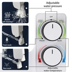 Bathroom Clean Body Warm Water Toilet Bidet Modern Hygienic Shattaf Bide OEM/ODM Nozzle Self-Cleaning Hot and Cold Bidet Attachment,Bathroom Hot and Cold Water Bidet Toilet Attachment,Purithm