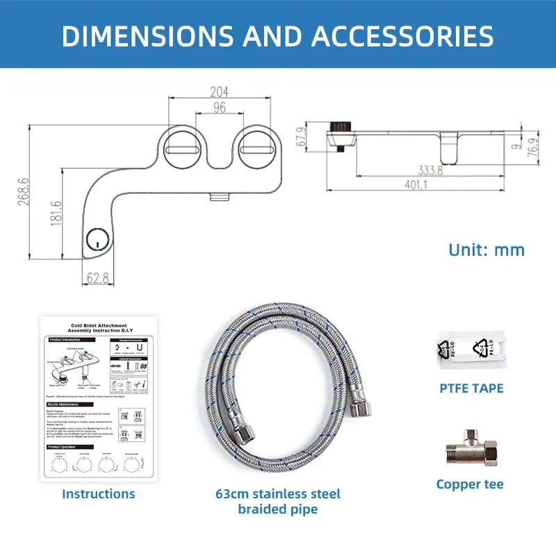 Cheap Nozzle Self-Cleaning Bidet Toilet Non Electric Bidet Sprayer OEM/ODM Mechanical Bidet Toilet Attachment For Bathroom,Cheap Nozzle Self-Cleaning Bidet Toilet Non Electric Bidet Sprayer OEM/ODM Mechanical Bidet Toilet Attachment,Purithm