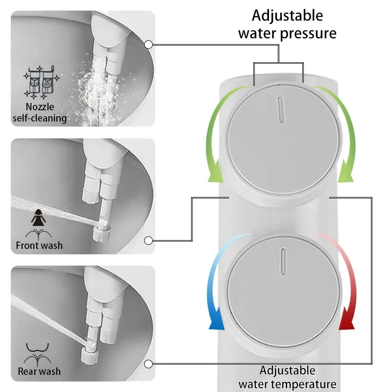 Custom Clean Body Hot and Cold Water Bidet Sanitary Ware Douche Bidet Toilet Attachment Custom Handy Care Bidet attachment for Toilet Bathroom,Custom Clean Body Hot and Cold Water Bidet Sanitary Ware Douche Bidet Toilet Attachment Custom Handy Care Bidet Toilet,Purithm
