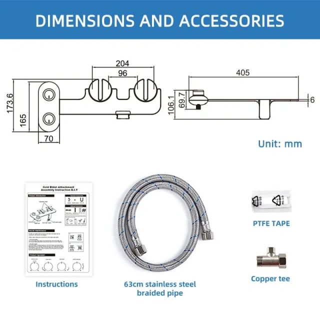 Hot Selling Personal Bidet Bathroom Dual Nozzle Bide Shattaf OEM/ODM Luxury Adjustable Bidet Attachment for Toilet Non Electricity,Hot Selling Personal Bidet Bathroom Dual Nozzle Bide Shattaf OEM/ODM Luxury Bidet Attachment for Toilet,Purithm