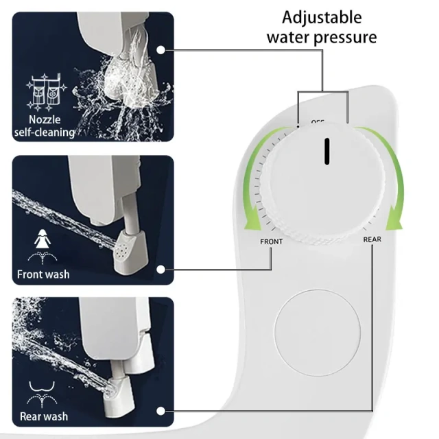 Cheap Nozzle Self-Cleaning Bidet Toilet Non Electric Bidet Sprayer OEM/ODM Mechanical Bidet Toilet Attachment For Bathroom,Cheap Nozzle Self-Cleaning Bidet Toilet Non Electric Bidet Sprayer OEM/ODM Mechanical Bidet Toilet Attachment,Purithm