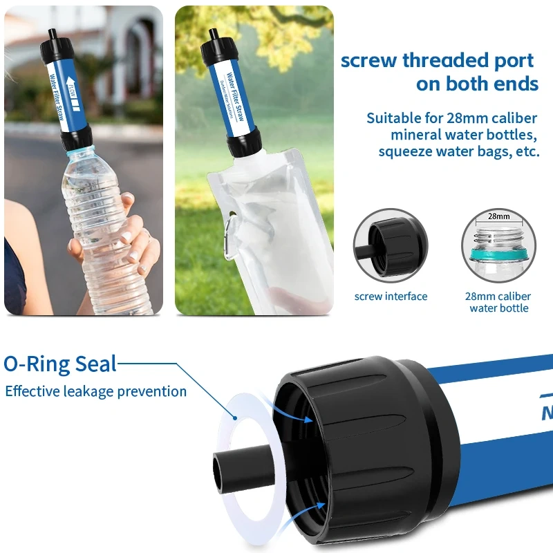 UF Membrane Hiking Personal Water Purifier Straw Emergency Camping Mini  Portable Outdoor Water Filter Straw,Emergency Camping Mini  Portable Outdoor Water Filter Straw,Purithm