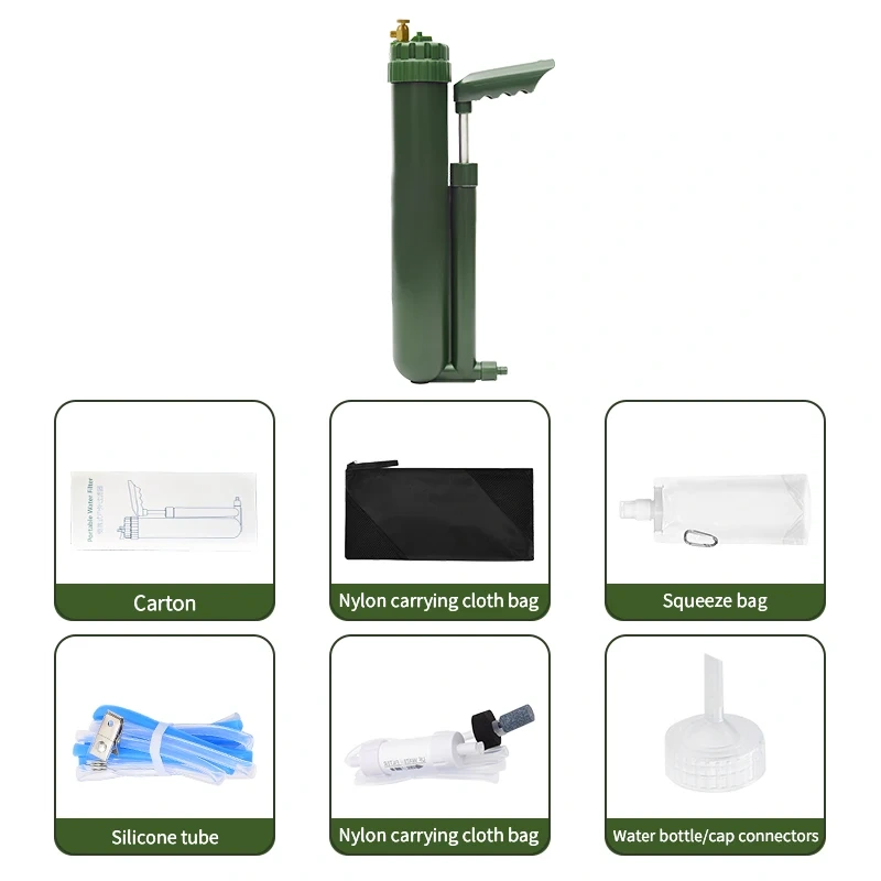 Reverse Osmosis Membrane 0.0001 Micron  Personal Emergency Portable Hand Pump Outdoor Camping Water Filter,Filterwell Reverse Osmosis Membrane 0.0001 Micron  Personal Emergency Portable Hand Pump Outdoor Camping Water Filter,Purithm