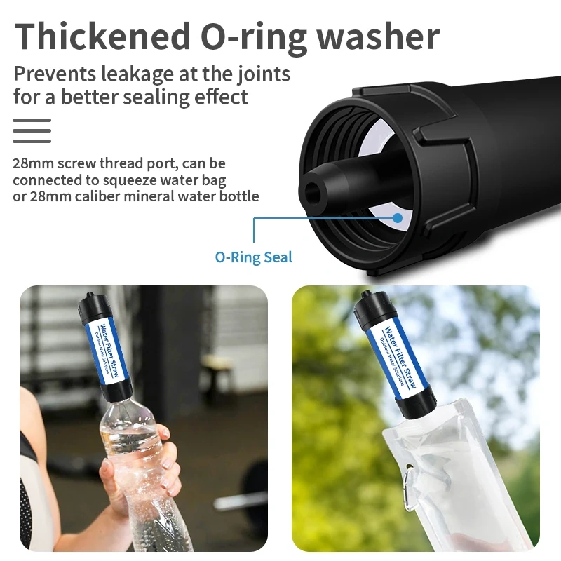 Mini Camping Travel Hiking Personal Water Purifier Portable Life Emergency  Outdoor Water Filter Straw,Mini Water Purifier Portable Life Emergency Outdoor Water Filter Straw,Purithm