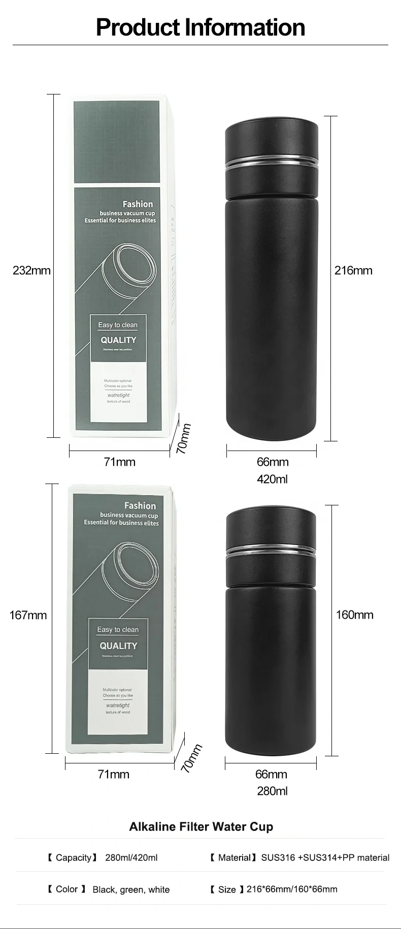 316  Vacuum Insulated Stainless Steel Water Bottle With a pH Filter Removes 99.99% Contaminants Alkaline Water Flask,316  Vacuum Insulated Stainless Steel Water Bottle With a pH Filter Removes 99.99% Contaminants Alkaline Water Flask,Purithm