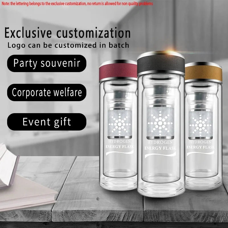 OEM Customized Glass Alkaline Water Purifier Bottle Alkaline Body ph Balance Energy Flask Ionizer Water Bottle,OEM 400ml Glass Alkaline Water Purifier Bottle Alkaline Body ph Balance Energy Flask Ionizer Water Bottle,Purithm