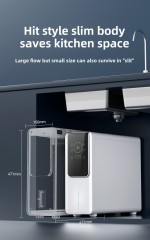 Household RO Reverse Osmosis Purifier water Filtration  systems Under Sink Three Stage Water Purifier Filter System for Home Drinking,800G Under Sink Reverse Osmosis Water Filter System Water Purifier,Purithm