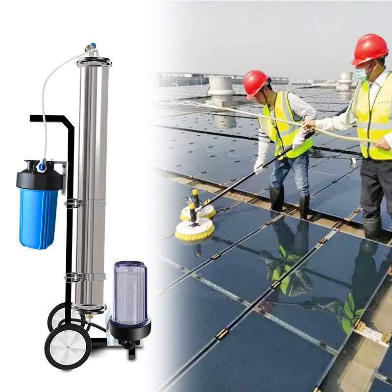 Stainless Steel RO DI Spotless Window Car Wash System Portable RO & DI Water Filter System Spotless Deionized Water for Window Cleaning Household Cleaning Tool & Accessory,RO DI Spotless Window Car Wash System Deionized Water Filter System,Purithm