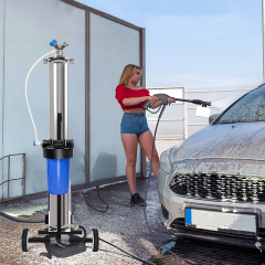 Stainless Steel RO DI Spotless Window Car Wash System Portable RO & DI Water Filter System Spotless Deionized Water for Window Cleaning Household Cleaning Tool & Accessory,RO DI Spotless Window Car Wash System Deionized Water Filter System,Purithm