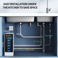 New Style Electric Desktop Reverse Osmosis Water Purifier Home RO System Water Filter Houesehold water filtration Direct Drinking RO system,Reverse Osmosis Water Purifier Home RO System Water Filter,Purithm