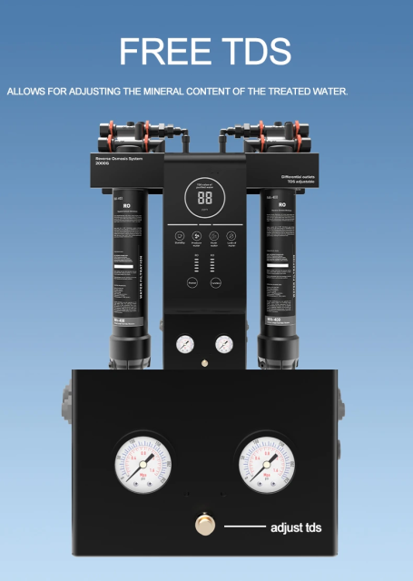 RO2000G Water Filtration System Reverse Osmosis DI Water Deionized Spotless Water for Car Wash Window Cleaning,RO2000G Water Filtration System Reverse Osmosis DI Water Deionized Spotless Water for Car Wash Window Cleaning,Purithm