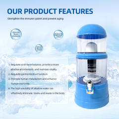 14L Water Dispenser Mineral Purifier Drinking Water Pot Ceramic 6 Layer Filter Mineral Water Purifier,Soudron 14L Water Dispenser Mineral Purifier Drinking Water Pot Ceramic 6 Layer Filter Mineral Water Purifier,Purithm