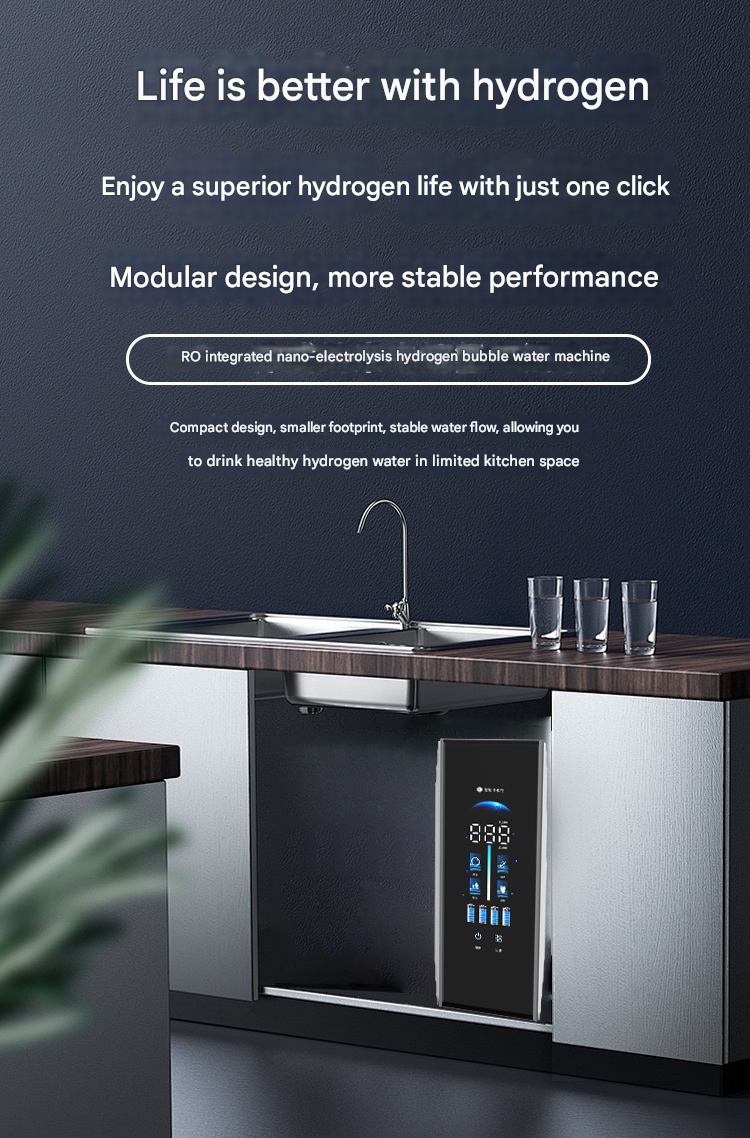 Hydrogen-Rich Water Machine Home Use Direct-Drinking Integrated RO Reverse Osmosis water purifier filter system,Hydrogen-Rich Water Machine Home Use Direct-Drinking Integrated RO Reverse Osmosis water purifier filter system,Purithm