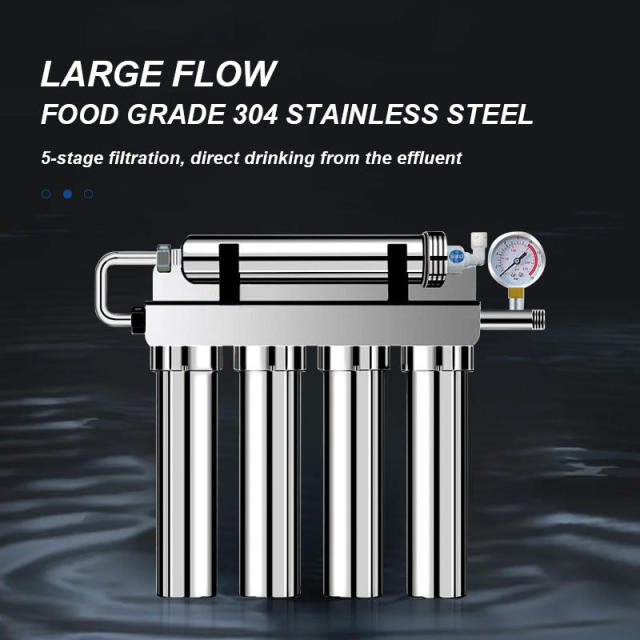Factory Direct Sales Wholesale Tap Water Filter Purifier 5-grade Stainless Steel UF Water Filter system Under Sink for Household Use,Factory Direct Sales Wholesale Tap Water Filter Purifier 5-grade Stainless Steel UF Water Filter Under Sink for Household Use,Purithm