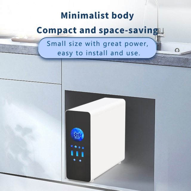 Customizable 600G/800G High-Flow Dual-Output Water Purifier Home Under-Sink Reverse Osmosis Drinking Water System Tap Water Filtration RO Purifier,5 Stage Under-Sink RO Purifier 600G Electric Water Filter Household Reverse Osmosis System for Kitchen Tankless Electric,Purithm