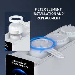 Electric Desktop Reverse Osmosis Water Purifier Household Hotel RO Water purification direct drinking Water System water purifier,Electric Desktop Reverse Osmosis Water Purifier Household Hotel RO System Tankless Plastic Material Water Filter,Purithm