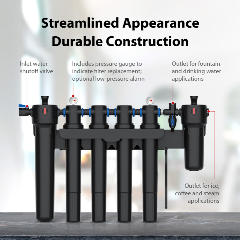 High Flow Water Purification System Water Filter Commercial Water Filtration System Under-sink Water Purifier Filter system Restaurant,High Flow CSR Series Beverage Water Purification System Water Filter Commercial Water Filter System for Foodservice Restaurants,Purithm