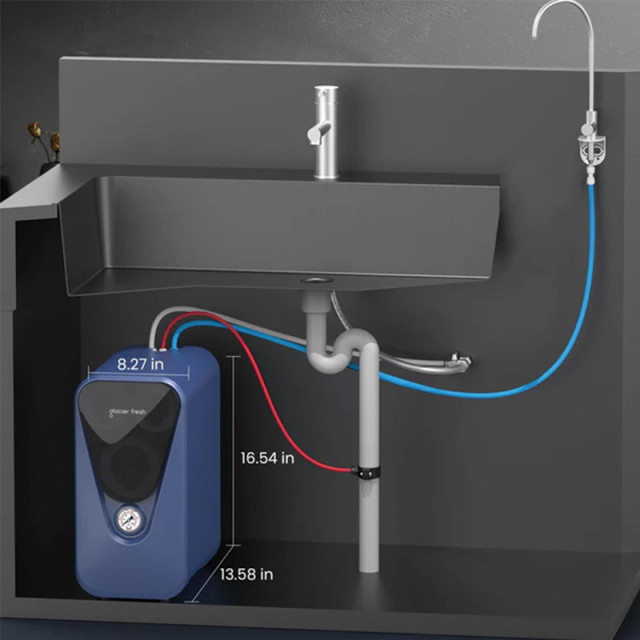 Tankless Reverse Osmosis Water filter System Easiest to Install 800G Water purifier Under Sink RO water filtration System,Tankless Reverse Osmosis Water filter System Easiest to Install 800G Water purifier Under Sink RO water filtration System,Purithm