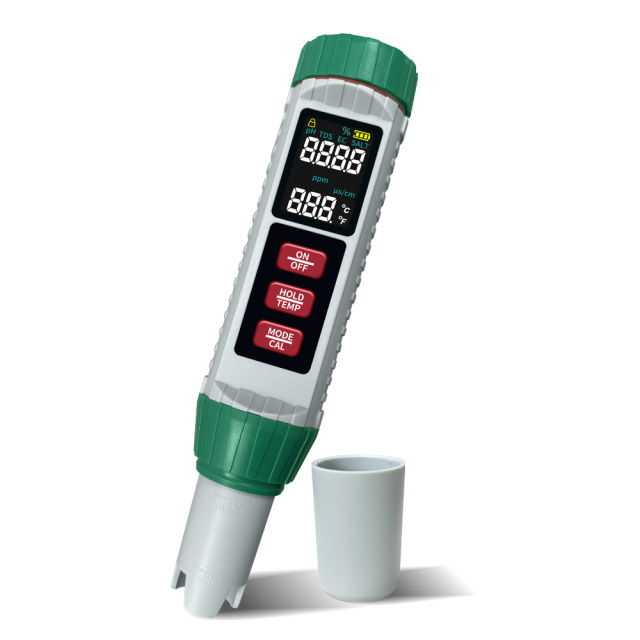 2025 Newest pH Meter 5 in 1 Multiparameter Tester Water Quality pH Meter TDS Tester pH EC Salinity TEMP Meter for Swimming Pools,2025 Newest pH Meter 5 in 1 Multiparameter Tester Water Quality pH Meter TDS pH EC Salinity TEMP Meter for Swimming Pools,Purithm