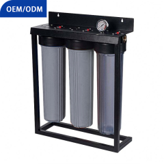 Wholesale Big Blue Water Filter Whole House Large Flow Jumbo 20 4.5inch Commercial Water Purifier System with Pressure Gage,Canada Wholesale Big Blue Water Filter Whole House Large Flow Jumbo 20 4.5inch Water Purifier System with Pressure Gage,Purithm
