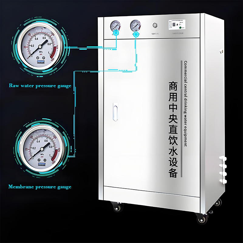 1200G High-Flow Commercial Water Purifier Stainless Steel Cabinet RO Reverse Osmosis Specialized for Milk Tea Shops | Schools | Restaurants | Factories | Hotels | Institutions,Commercial Water Purifier RO Reverse Osmosis  water filter system,Purithm