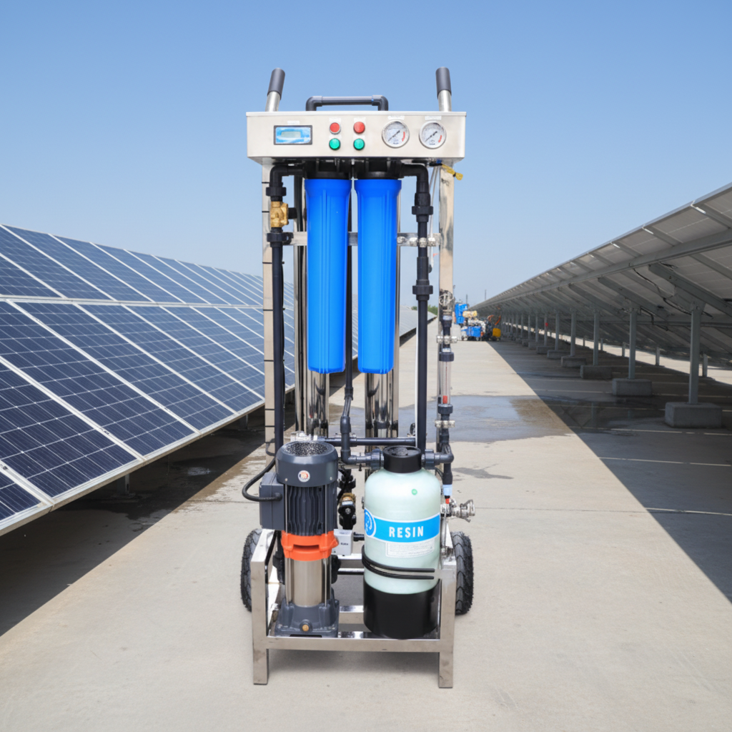 Integrated Mobile RO DI Pure Water System All-in-one Portable Reverse Osmosis Machine for Various Cleaning Tasks,Reverse Osmosis DI Pure Water System Portable RO Filtration Machine,Purithm