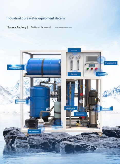 commercial reverse osmosis water purification equipment industrial RO water treatment filter,commercial industrial reverse osmosis water purification RO equipment,Purithm