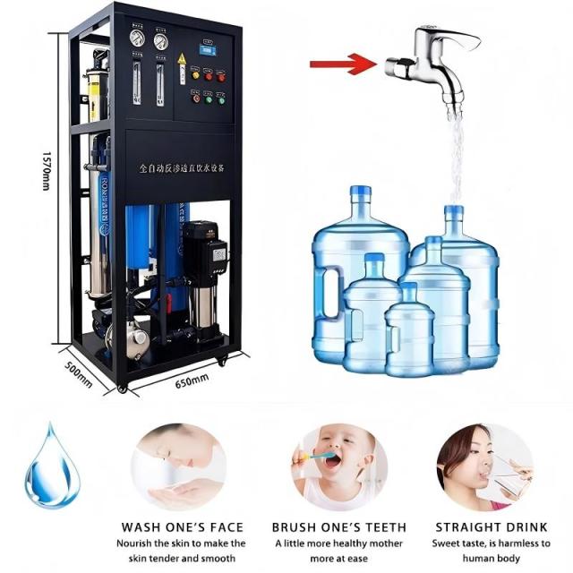 New 500 Litres Per Hour Industrial Water Purification Machinery Desalination Rate Water Treatment Equipment Reverse Osmosis Water Filter,New 500 Litres Per Hour Industrial Water Purification Machinery Desalination Rate Water Treatment Equipment Reverse Osmosis Water Filter,Purithm
