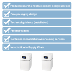 New Technology Portable Electric & Manual Water Softener Household Pre-Filtration Resin Softener with Magnetic Heating Feature,Water Softener Household Whole house water filter Softener,Purithm