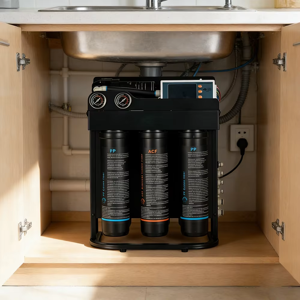 1200 GPD Electric Commercial Reverse Osmosis Water Filter System Self-Cleaning TDS Monitoring for Restaurants,1200 GPD Electric Commercial Reverse Osmosis Water Filter System Self-Cleaning TDS Monitoring for Restaurants Household,Purithm