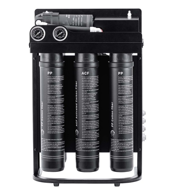 High-Flow Commercial 800GPD Reverse Osmosis Purification system RO Water Filter System for home business,Quick Installation 800GPD Compact Reverse Osmosis 5-Stage Filtration Water Filter System Home Hotel Use Electric Under-Sink,Purithm
