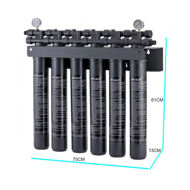 Commercial High-Flow Fast Fitting  Water Purifier for Outdoor Coffee Beverages Manual Ice Cart RV Use,Commercial Grade 6 High-Flow Fast Fitting Plastic Water Purifier for Outdoor Home Use for Coffee Beverages Manual Ice Cart RV,Purithm