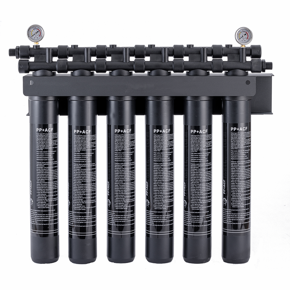 Commercial High-Flow Fast Fitting  Water Purifier for Outdoor Coffee Beverages Manual Ice Cart RV Use,Commercial Grade 6 High-Flow Fast Fitting Plastic Water Purifier for Outdoor Home Use for Coffee Beverages Manual Ice Cart RV,Purithm