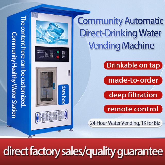 OEM Customized 2026 New Hot Sale Outdoor 24H Smart Self-Service Water Vending Machine for Business with RO System,Smart Self-Service Water Vending Machine for Business with RO System,Purithm