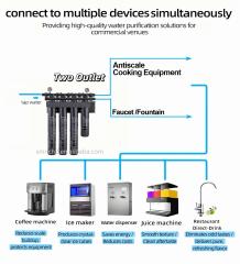 High-Flow Activated Carbon Water Filter Anti-Scale Purifier for Commercial Ice machine Coffee Beverages Machines,High-Flow commercial Activated Carbon Water Filter Anti-Scale Purifier,Purithm