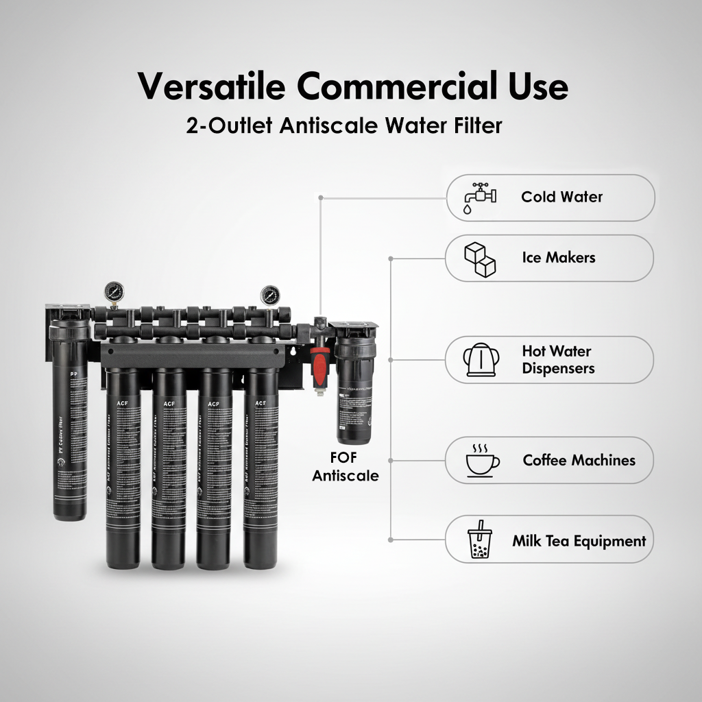 Commercial High-capacity Ice Machine and Coffee Machine Scale-preventing Activated Carbon Water Filtration System for Hotel Use,Commercial High-capacity Ice Machine and Coffee Machine Scale-preventing Activated Carbon Water Filtration System for Hotel Use,Purithm
