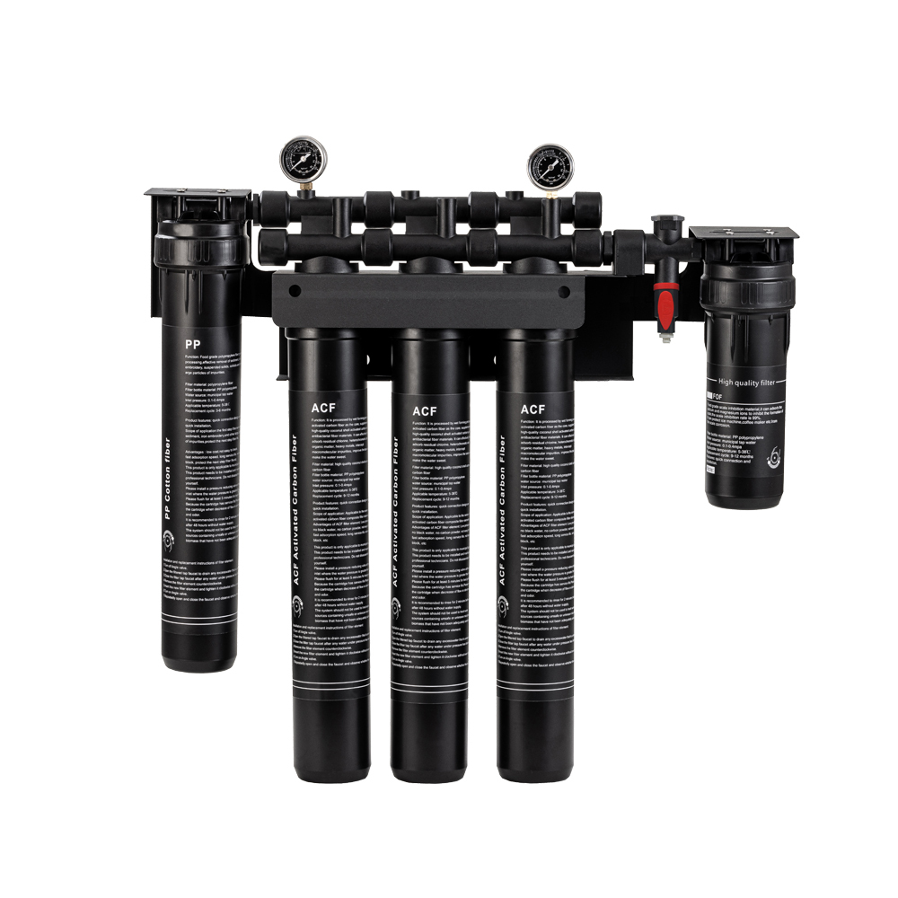 Ice Machine Coffee Machine Filter Water Purifier 5 Levels Commercial High Flow Activated Carbon 24-30LPM Anti-scaling water Purifier,Commercial Activated Carbon Water Filter system for coffee ice machine,Purithm