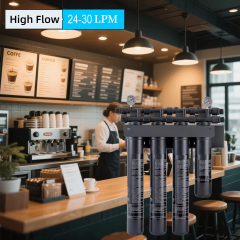 High-Flow Activated Carbon Water Filter Anti-Scale Purifier for Commercial Ice machine Coffee Beverages Machines,High-Flow commercial Activated Carbon Water Filter Anti-Scale Purifier,Purithm